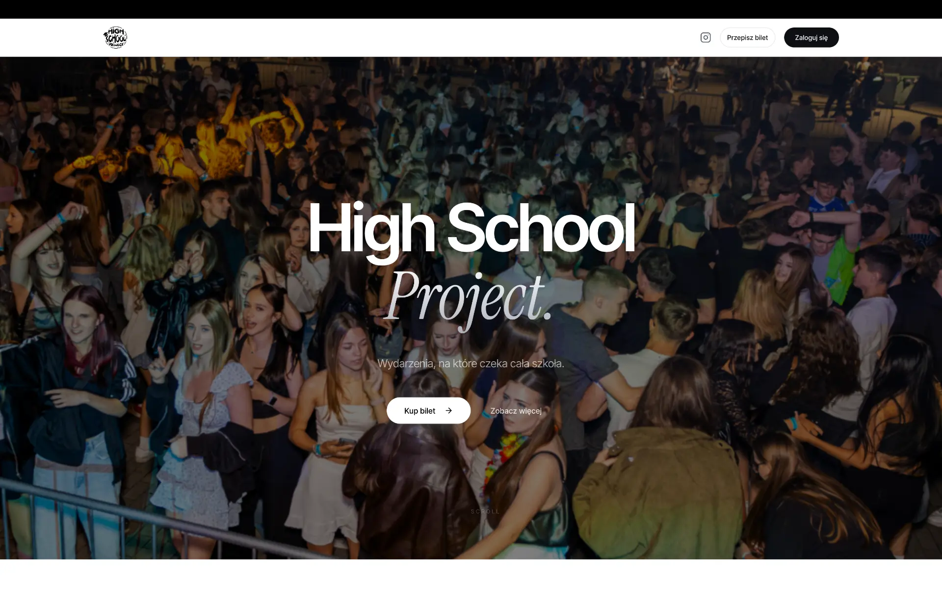 Podgląd strony High School Project