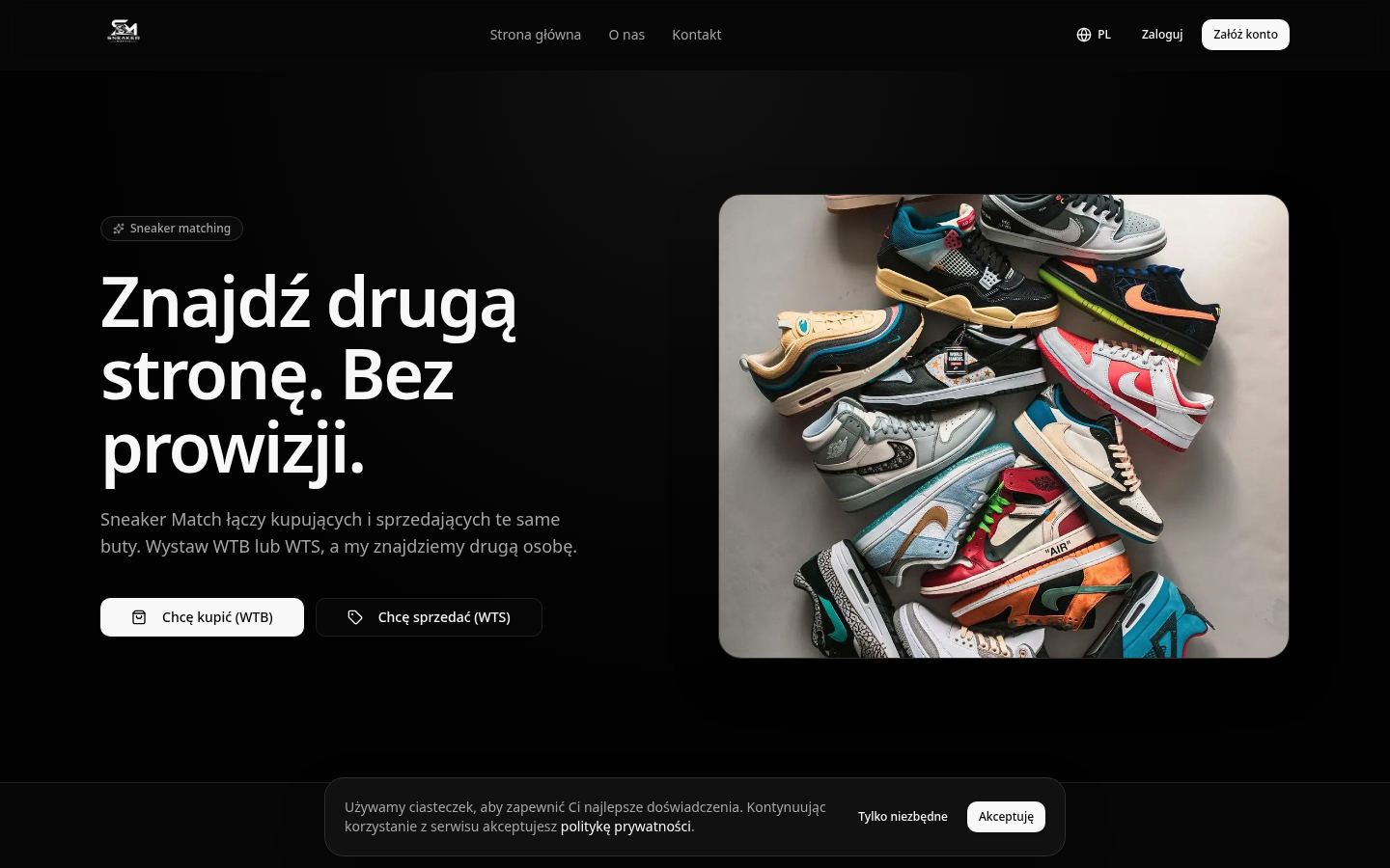 Podgląd strony Sneaker Match